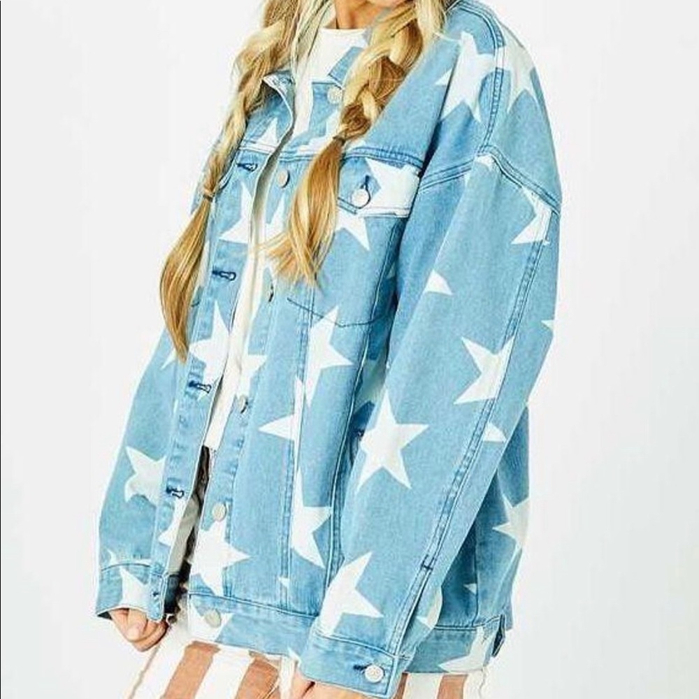 Altar’d State Star Denim Jacket